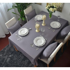 Покривка за маса в графитен цвят