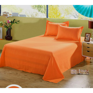 Долен чаршаф памучен едноцветен – ОРАНЖЕВО Долен чаршаф памучен едноцветен – ОРАНЖЕВО