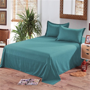 Долен чаршаф памучен едноцветен – ЦВЯТ ПЕТРОЛ Долен чаршаф памучен едноцветен – ЦВЯТ ПЕТРОЛ