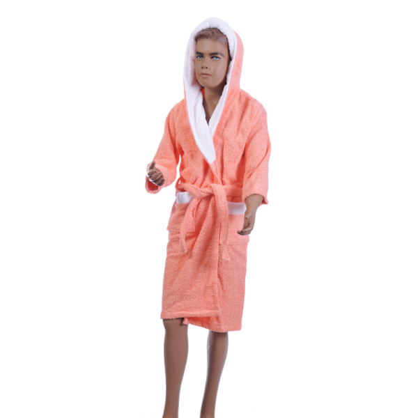 Детски памучен халат за баня "КОРАЛ"