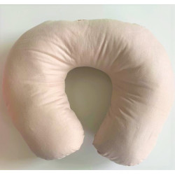 Бежова възглавница за път