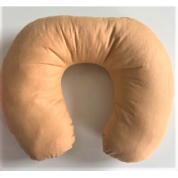 Възглавница за път в цвят ПРАСКОВА