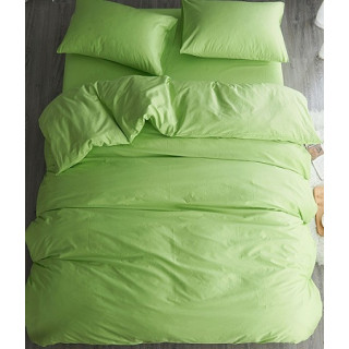 Зелено спално бельо от 100% памук ранфорс комплект