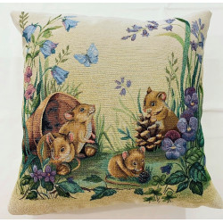 Испанска калъфка за възглавница с цип декор МИШЛЕТА