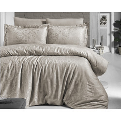 Луксозен спален комплект Дейзи - 100% памучен сатен - жакард