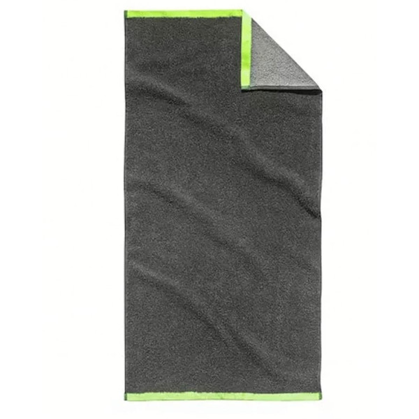 Памучна кърпа за баня - Тъмно сива 01