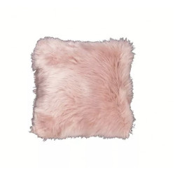Розова пухкава декоративна възглавница