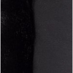 Черна пухкава декоративна възглавница