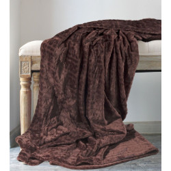 Кафяво одеяло от полар - Eight