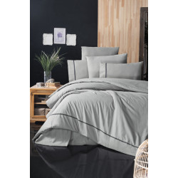 Лимитирана серия спално бельо от Ранфорс - Алиса Сив