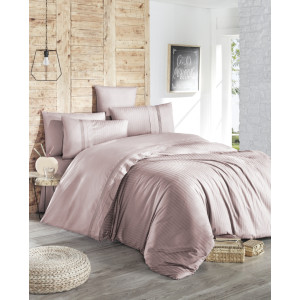 Лимитирана серия спално бельо от Ранфорс - Гала Пудра