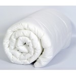 Бяла памучна олекотена завивка - зимна