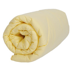 Жълта памучна олекотена завивка - зимна