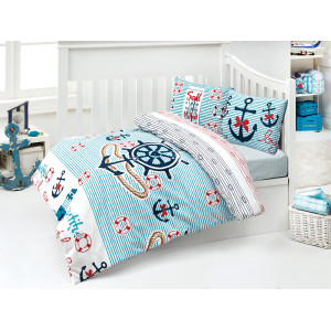 Бебешки спален комплект Вятър - Ранфорс