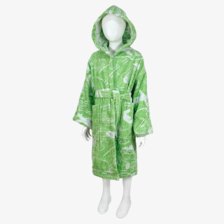Детски халат за баня TROLLEY GREEN - 100% памук