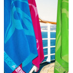 100% памучна кърпа за плаж -  DOLPHIN GREEN