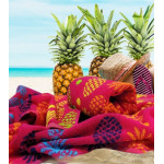 100% памучна кърпа за плаж - PINEAPPLE