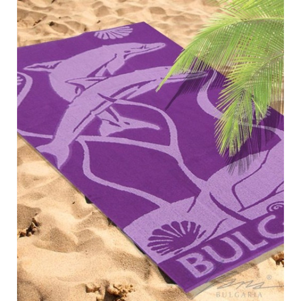 100% памучна кърпа за плаж - DOLPHIN