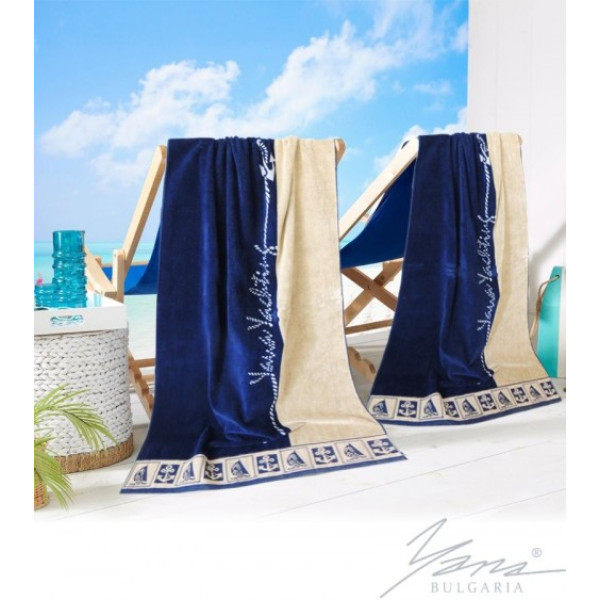 100% памучна кърпа за плаж - SEA MOTIVES 2