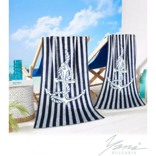 100% памучна кърпа за плаж - SEA HAPPINESS