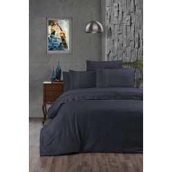 Лимитирано спално бельо Гала, деним - Ранфорс