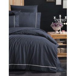 Лимитирано спално бельо Алиша, деним  - Ранфорс