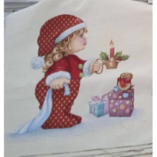 Декоративна възглавница с цип -  Коледна Лола
