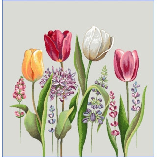 Интериорна калъфка за възглавница с цип Tulip