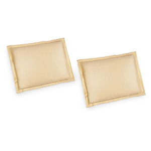 2 бр Калъфки за възглавници, Жълто - Памучен сатен