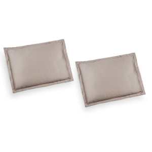 2 бр Калъфки за възглавници, Камък - Памучен сатен