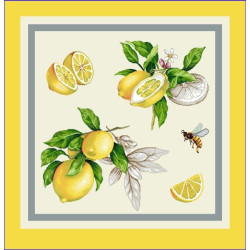 Испанска декоративна възглавница с цип - ЛИМОН БИ