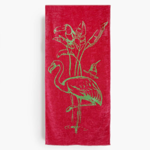 Луксозна плажна кърпа от 100% памук - LAGUNA РОЗОВ Луксозна плажна кърпа от 100% памук - LAGUNA РОЗОВ