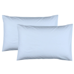 2 броя калъфки  СВЕТЛО СИНЬО