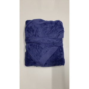 Тъмносин халат - 100% Памук Тъмносин халат - 100% Памук