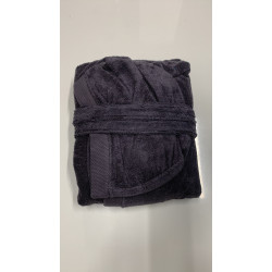 Халат от 100% Памук - тъмносив