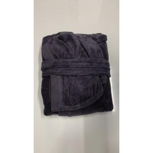 Халат от 100% Памук - тъмносив Халат от 100% Памук - тъмносив