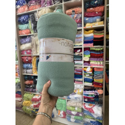 Едноцветно меко одеяло - Мента