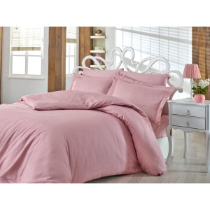 Спален комплект на райе - VINTAGE PINK Спален комплект на райе - VINTAGE PINK