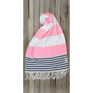 Розова плажна кърпа пещемал  Розова плажна кърпа пещемал