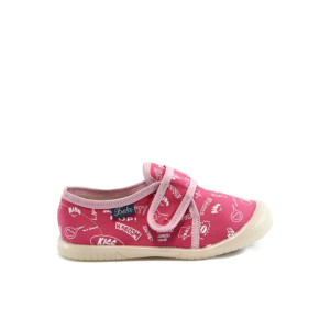 Детски пантофи розови БО текстилен хастар цикламениKP