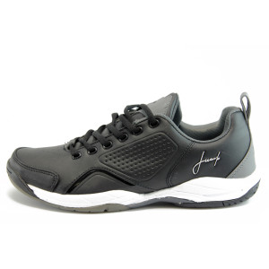 Мъжки маратонки черни класически Jump 4656KP