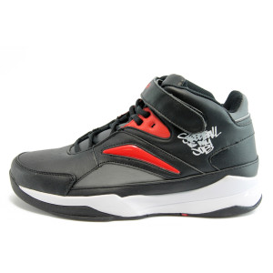 Мъжки боти с връзки и лепенка черни Jump 1769KP