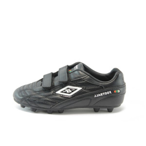 Детски черни бутонки с лепенки БР футбол39KP