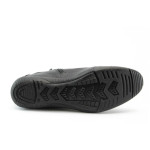 Черни мъжки боти, естествена кожа - елегантни обувки за есента и зимата N 10007529