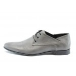 Мъжки обувки сиви официални ФЯ 8061СИВKP