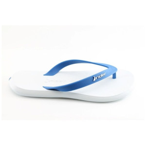 Мъжки чехли гумени бяло-сини Rider 81093БЯЛKP
