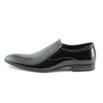 Мъжки обувки черни лачени БО 6174KP