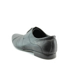 Мъжки обувки черни с връзки ЛД113KP