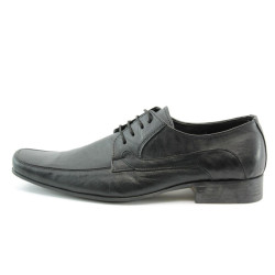 Мъжки обувки черни официални с връзки ЛД56KP