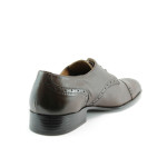 Мъжки обувки кафяви с връзки ДИ41024-02KP
